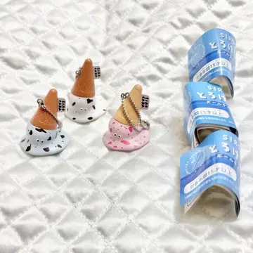 녹는 아이스 볼 체인 마스코트