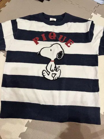 [ 새상품급 ] 젤라또피케 PEANUTS 스누피 스트라이프 룸웨어