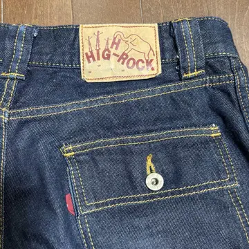 HIGH-ROCK 하이락 포켓 부착 데님 반바지 오카야마 코지마 M