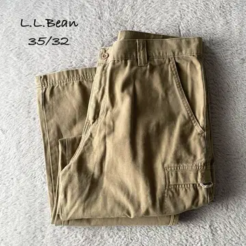 새상품급 L.L.Bean 내추럴 핏 카고 팬츠 베이지 35/32