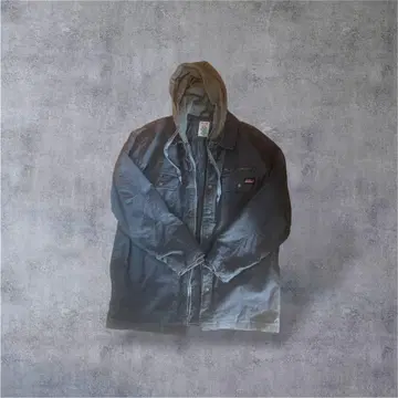 Dickies 후드 패딩 자켓 L 그레이 구제 의류