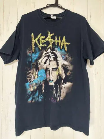 Ke$ha 투어 T셔츠 블랙 L