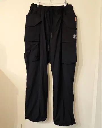 SEE SEE WIDE NYLON CARGO PANTS NAVY L
