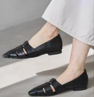 [ LE Talon 프렌치 소프트 그루카 플랫슈즈 24.5 cm ]