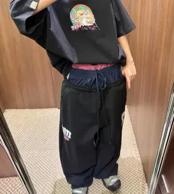 레어 PROJECT G/R 3 LAYERED SWEAT PANTS