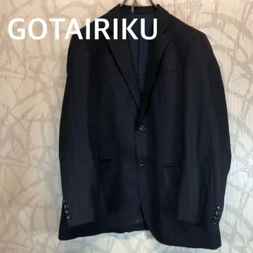 고타이리쿠 GOTAIRIKU 양모 캐시미어 스트라이프 테일러드 자켓 R