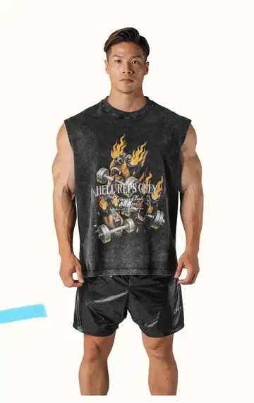 LYFT TRIPLE DOG GRAPHIC VINTAGE TANKTOP