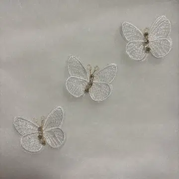 ANNAN WEDDING 파피용 나비 헤어핀