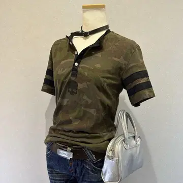 HYDROGEN archive camouflage T-shirt Y2K