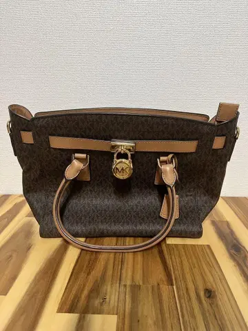[상태 좋음] Michael Kors 로고 토트백 중형