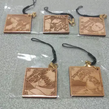 NARUTO 우드 스트랩 5세트