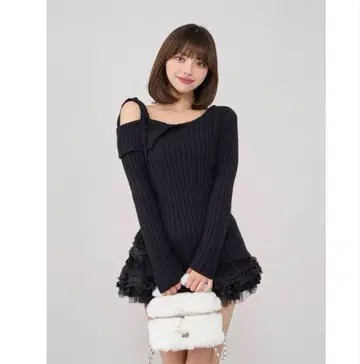 darich 다리치 랜덤 프릴 니트 셋업