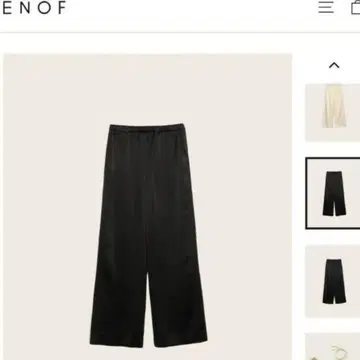 ENOF ace wide pants 01 블랙