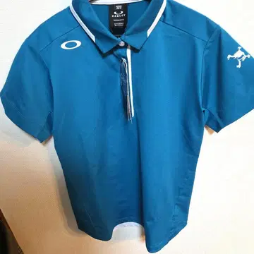 새상품 OAKLEY 여성용 골프 셔츠 M 청록색