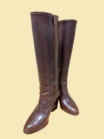 DIANA 다이애나 롱 부츠 가죽 브라운 22.5cm