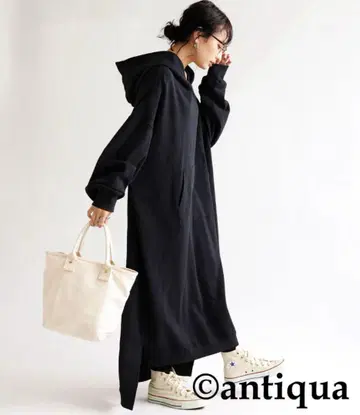 새상품급 antiqua 안티카 후드 원피스