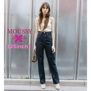 [ MOUSSY ] 여성용 와이드 스트레이트 데님 (25)
