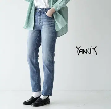[새상품급] YANUK RUTH 슬림 테이퍼드 데님 23 블루