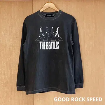 GOOD ROCK SPEED THE BEATLES 락 프린트 롱T