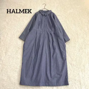 [ 새상품급 ] halmek 코쿤 셔츠 원피스 스트라이프 하르메크