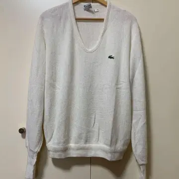 IZOD x LACOSTE 70년대 자수 로고 실 감개 빈티지 라코스테