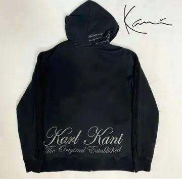 Karl Kani 블랙 후드 후드티