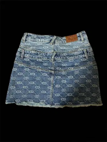 EVISU 데님 미니 스커트