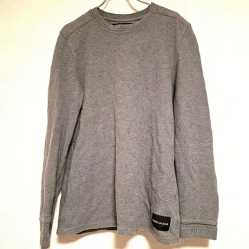 CALVIN KLEIN JEANS 상의 그레이 얇은 트레이닝복