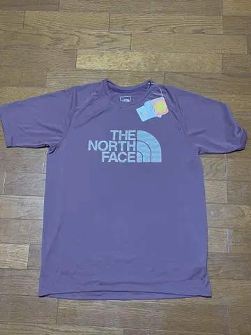 THE NORTH FACE 퍼플 티셔츠 L 사이즈 택 포함