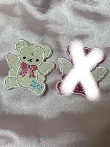 angelic pretty milky bear 와펜 클립 시로