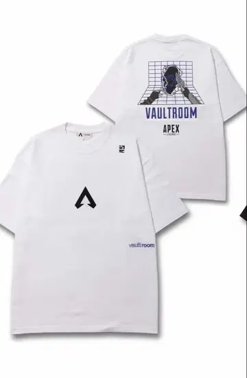 vaultroom apex 레이스 티셔츠 화이트 L 사이즈 볼트룸