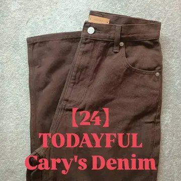 [ 24 ] TODAYFUL Cary's Denim 브라운 컬러 데님