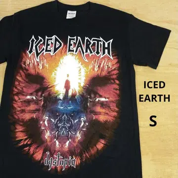 ICED EARTH 아이스드 어스 dystopia 헤비 메탈 밴드 T셔츠