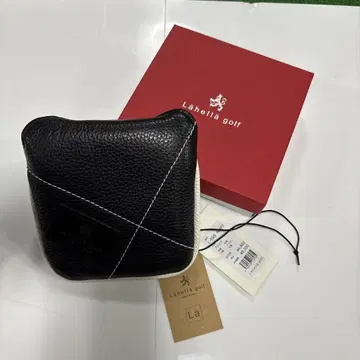 라헬라 골프 랜덤 스티치 블랙 가죽 네오말렛형 퍼터 커버
