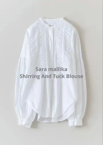 Sara mallika Shirring And Tuck Blouse