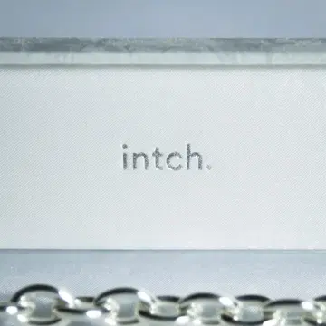intch. 인치 엘립스 스털링 실버 체인 팔찌 L 사이즈