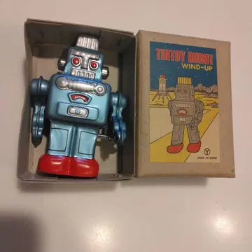 양철 완구 TINTOY ROBOT WIND-UP