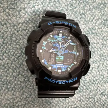[정크품] 카시오 G-SHOCK GA-100CB-1A 블루 카모