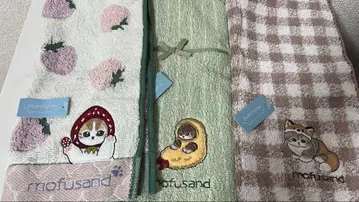 모프 샌드 타월 손수건 3개 세트