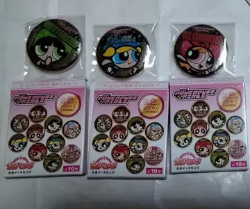 금 배지 [Powerpuff Girls 파워퍼프걸 vol.1] 3종
