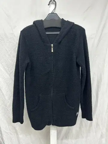 kashwere 블랙 후드 부착 후드티