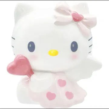 산리오 헬로키티 저금통 엔젤키티 핑크
