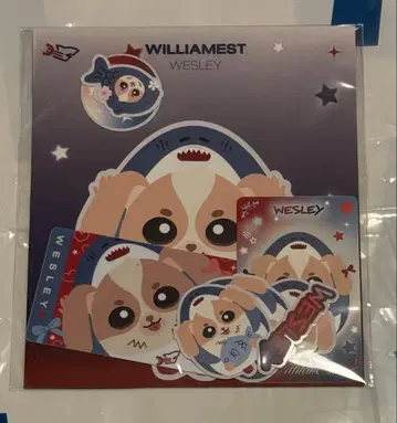 WESLEY 스티커 세트 WilliamEst Fancon GMMTV
