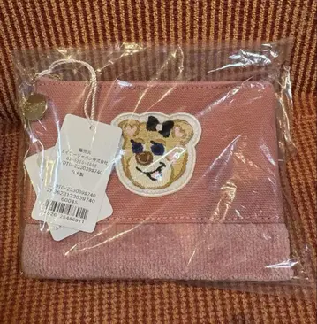 러브라리 페일러 올드 테디 걸 와펜 파우치 핑크 곰