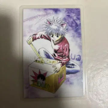 HUNTER x HUNTER 헌터헌터 키루아 고양이 라미네이트 카드