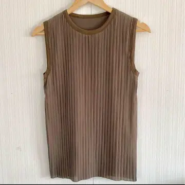 Ballsey 투모로우랜드 폴리에스테르 플리츠 슬리브리스 풀오버