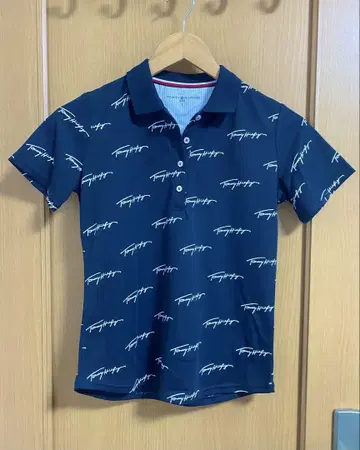 TOMMY HILFIGER 네이비 피케 셔츠 S