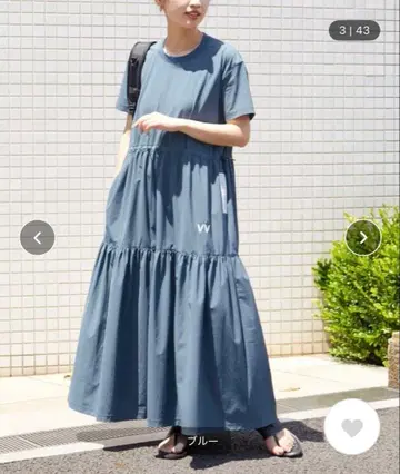 한정 VAUDEVILLE/보드빌 VV 티어드 원피스