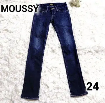 MOUSSY POWDER SKINNY 스트레치 스키니 데님 24인치