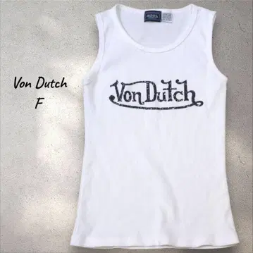 Von Dutch 화이트 탱크탑 F USA제
